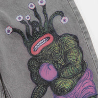 Butter Goods x Daniel Johnston Boxing Jeans in Washed Grey thumbnail