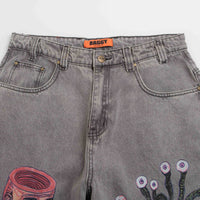 Butter Goods x Daniel Johnston Boxing Jeans in Washed Grey thumbnail