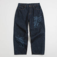 Butter Goods x Daniel Johnston Bull Selvedge Jeans in Raw Indigo thumbnail