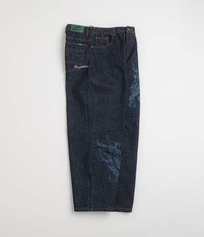 Butter Goods x Daniel Johnston Bull Selvedge Jeans in Raw Indigo