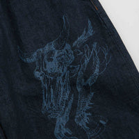 Butter Goods x Daniel Johnston Bull Selvedge Jeans in Raw Indigo thumbnail