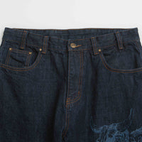 Butter Goods x Daniel Johnston Bull Selvedge Jeans in Raw Indigo thumbnail