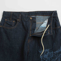 Butter Goods x Daniel Johnston Bull Selvedge Jeans in Raw Indigo thumbnail