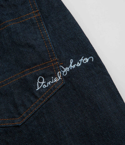 Butter Goods x Daniel Johnston Bull Selvedge Jeans in Raw Indigo