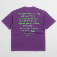 Butter Goods x Daniel Johnston Don't Be Scared T-Shirt in Grape thumbnail