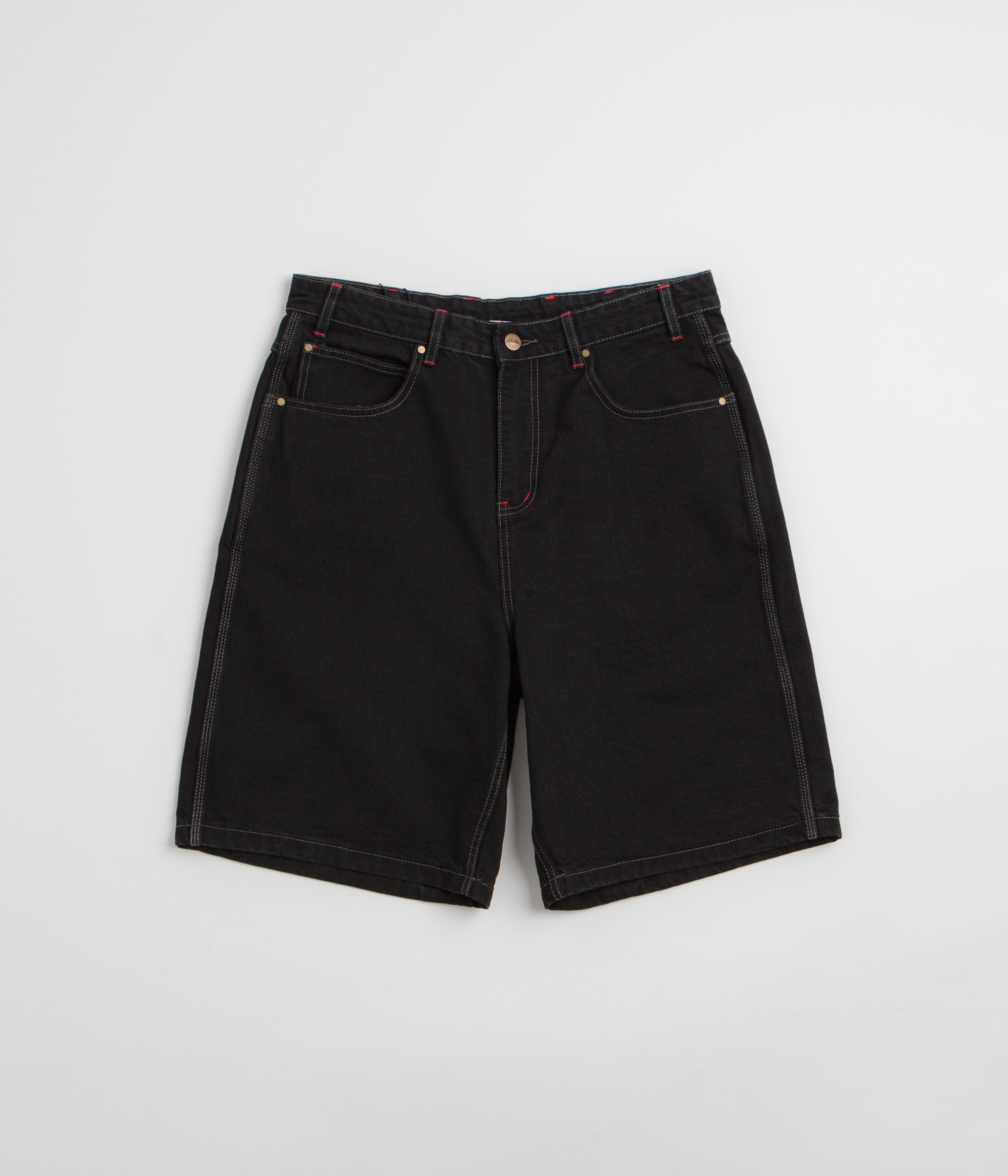 Butter Goods x Daniel Johnston Dragon Denim Shorts - Washed Black