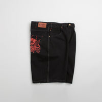 Butter Goods x Daniel Johnston Dragon Denim Shorts - Washed Black thumbnail