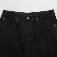 Butter Goods x Daniel Johnston Dragon Denim Shorts - Washed Black thumbnail