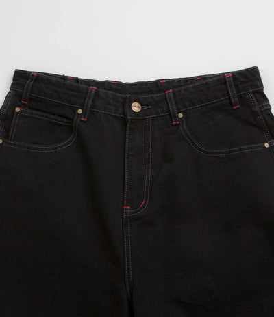 Butter Goods x Daniel Johnston Dragon Denim Shorts - Washed Black