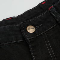 Butter Goods x Daniel Johnston Dragon Denim Shorts - Washed Black thumbnail