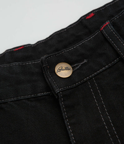 Butter Goods x Daniel Johnston Dragon Denim Shorts - Washed Black