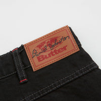 Butter Goods x Daniel Johnston Dragon Denim Shorts - Washed Black thumbnail