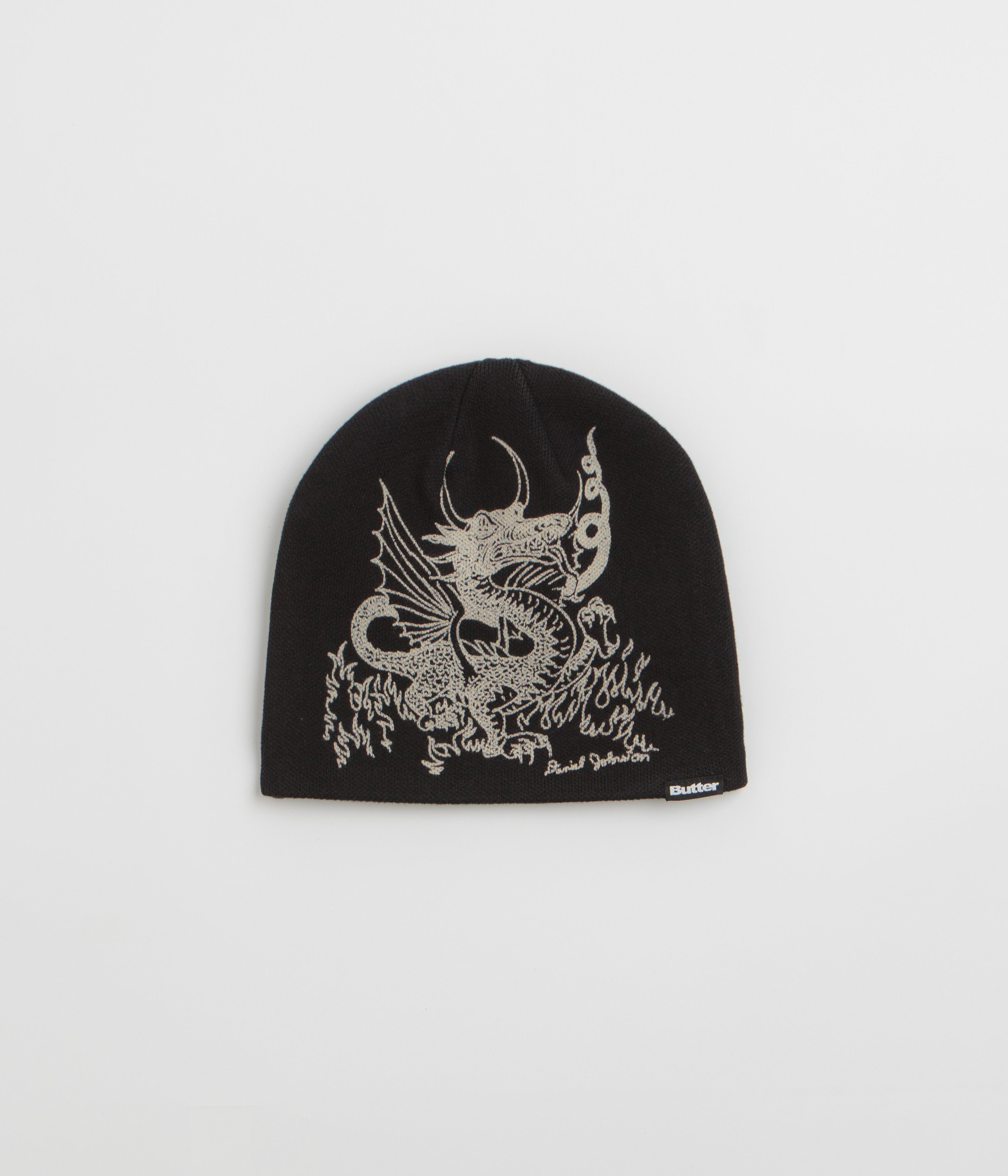 Butter Goods x Daniel Johnston Dragon Skully Beanie - Black