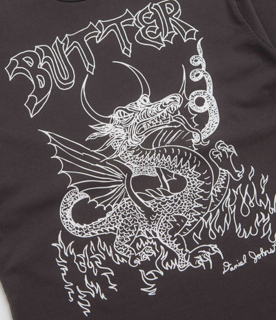 Butter Goods x Daniel Johnston Dragon T-Shirt in Black