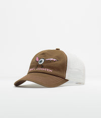 Butter Goods x Daniel Johnston Eye Trucker Cap in Brown