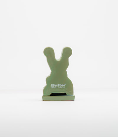 Butter Goods x Daniel Johnston Frog Ceramic Incense Holder in Light Green