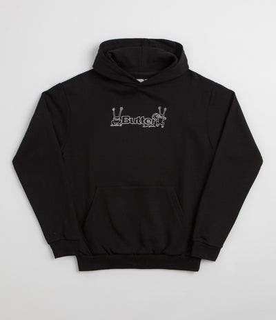 Butter Goods x Daniel Johnston Frog Logo Hoodie - Black