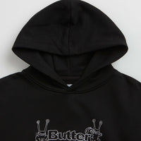 Butter Goods x Daniel Johnston Frog Logo Hoodie - Black thumbnail