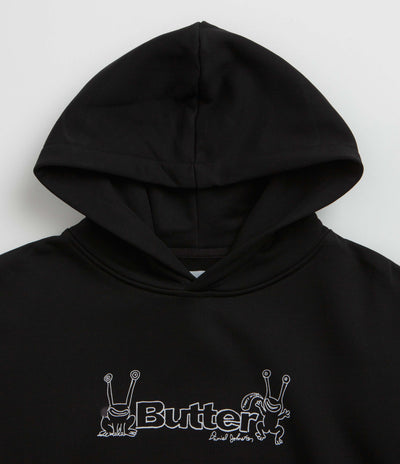 Butter Goods x Daniel Johnston Frog Logo Hoodie - Black