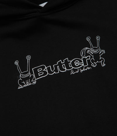 Butter Goods x Daniel Johnston Frog Logo Hoodie - Black