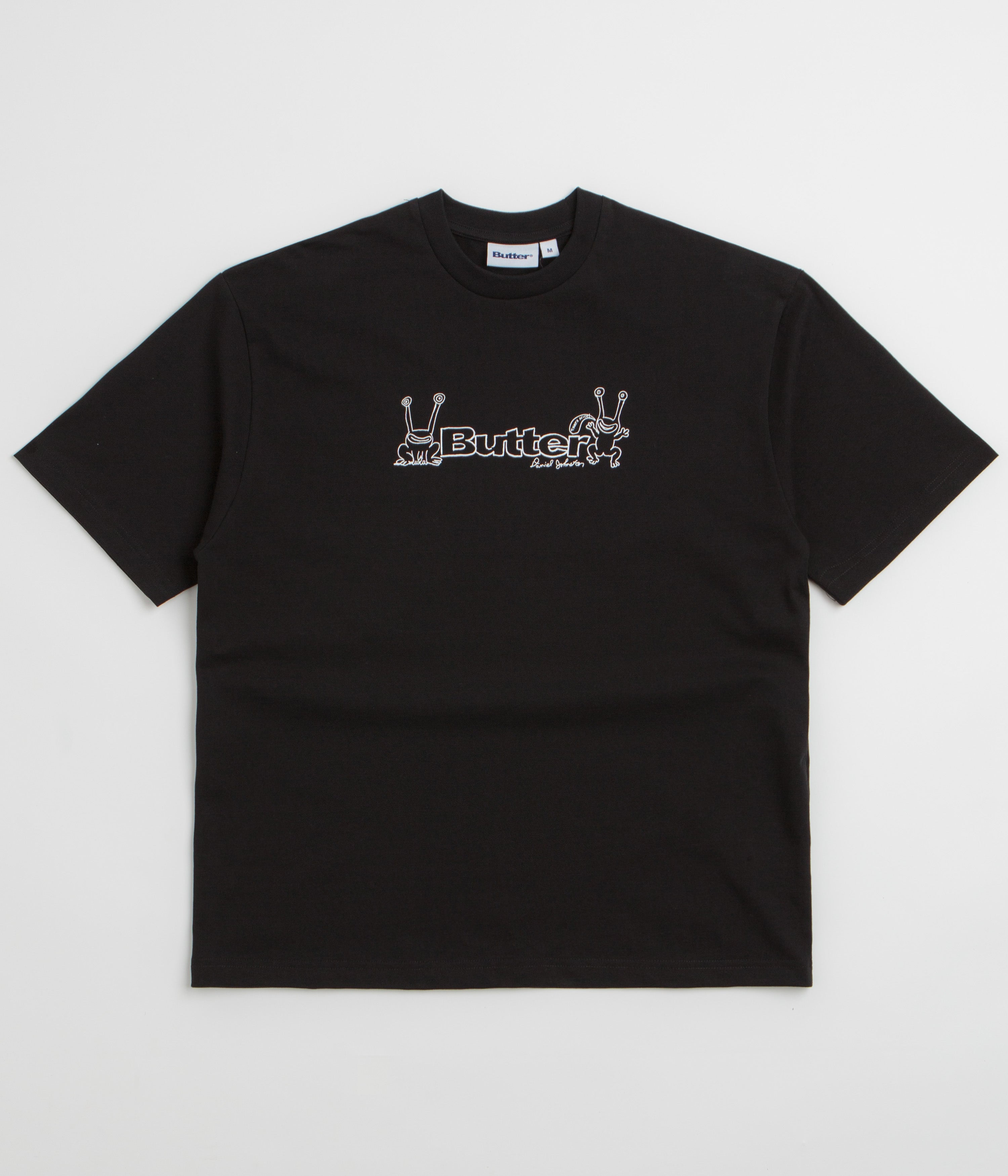 Butter Goods x Daniel Johnston Frog Logo T-Shirt - Black