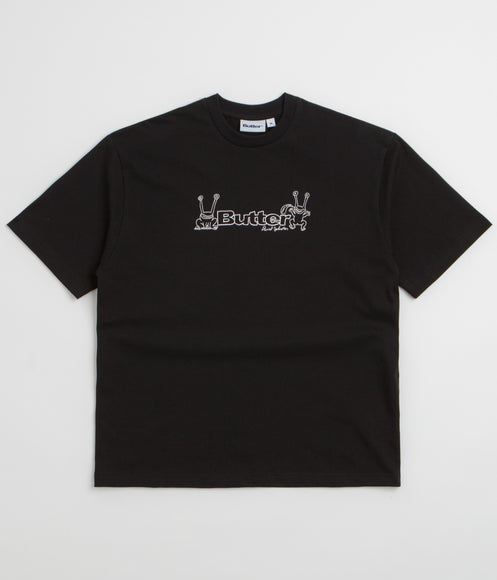 Butter Goods x Daniel Johnston Frog Logo T-Shirt - Black