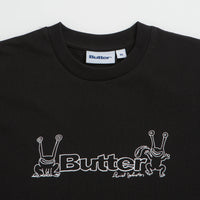 Butter Goods x Daniel Johnston Frog Logo T-Shirt in Black thumbnail