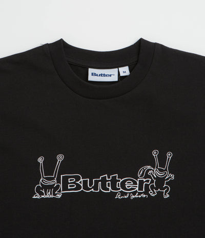 Butter Goods x Daniel Johnston Frog Logo T-Shirt in Black