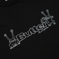 Butter Goods x Daniel Johnston Frog Logo T-Shirt in Black thumbnail