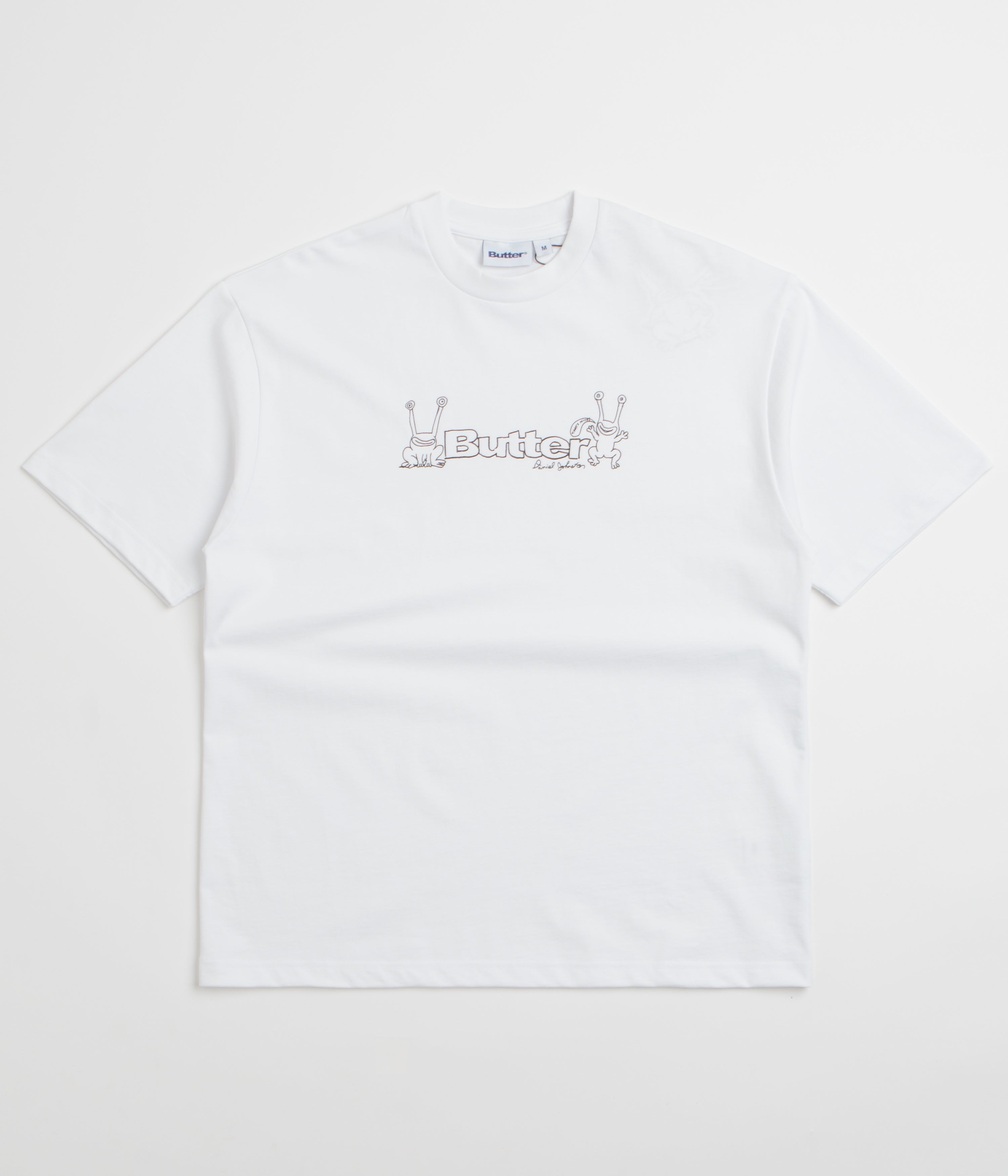 Butter Goods x Daniel Johnston Frog Logo T-Shirt - White