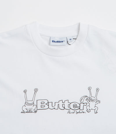 Butter Goods x Daniel Johnston Frog Logo T-Shirt in White