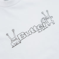 Butter Goods x Daniel Johnston Frog Logo T-Shirt in White thumbnail