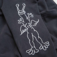 Butter Goods x Daniel Johnston Thirteen Zip-Thru Hoodie - Washed Navy thumbnail