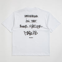 Butter Goods x Madlib Bomb Shelter T-Shirt in White thumbnail