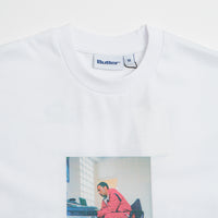 Butter Goods x Madlib Bomb Shelter T-Shirt in White thumbnail