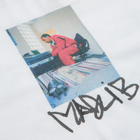 Butter Goods x Madlib Bomb Shelter T-Shirt in White thumbnail