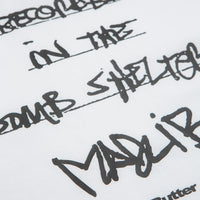 Butter Goods x Madlib Bomb Shelter T-Shirt in White thumbnail