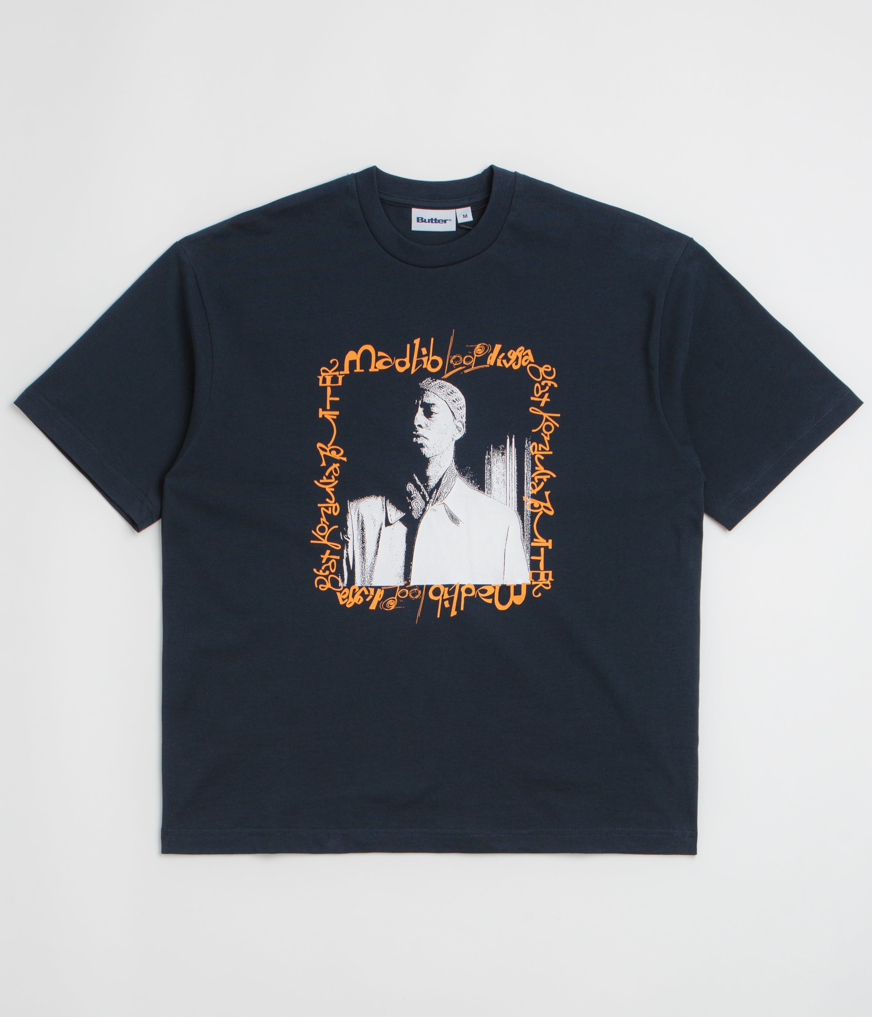 Butter Goods x Madlib Loop Digga T-Shirt - Navy