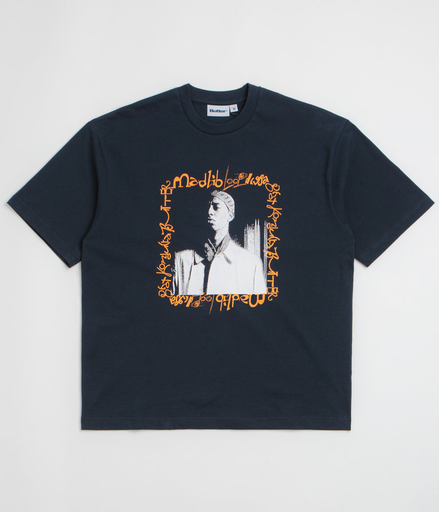 Butter Goods x Madlib Loop Digga T-Shirt - Navy