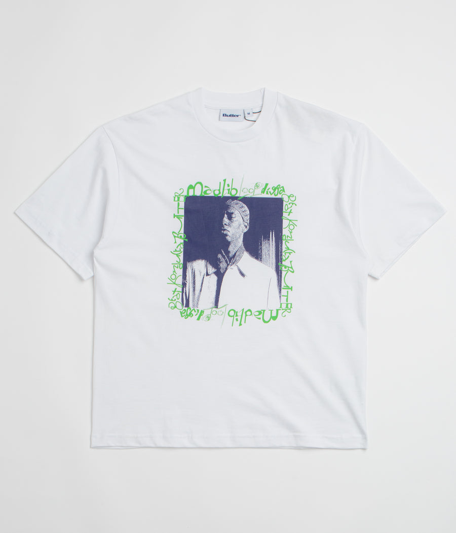 Butter Goods x Madlib Loop Digga T-Shirt - White