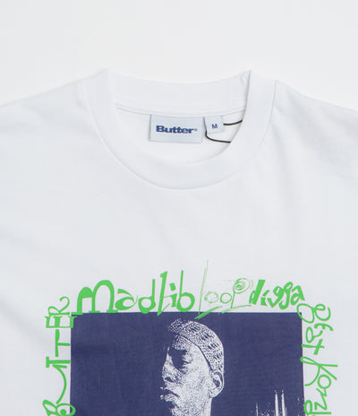 Butter Goods x Madlib Loop Digga T-Shirt in White