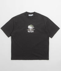 Butter Goods x Peanuts Can't Stand It T-Shirt in Washed Black