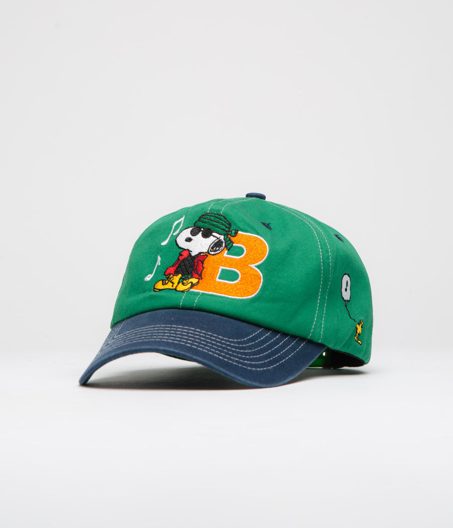 Butter Goods x Peanuts Music Cap - Washed Kelly Green / Navy