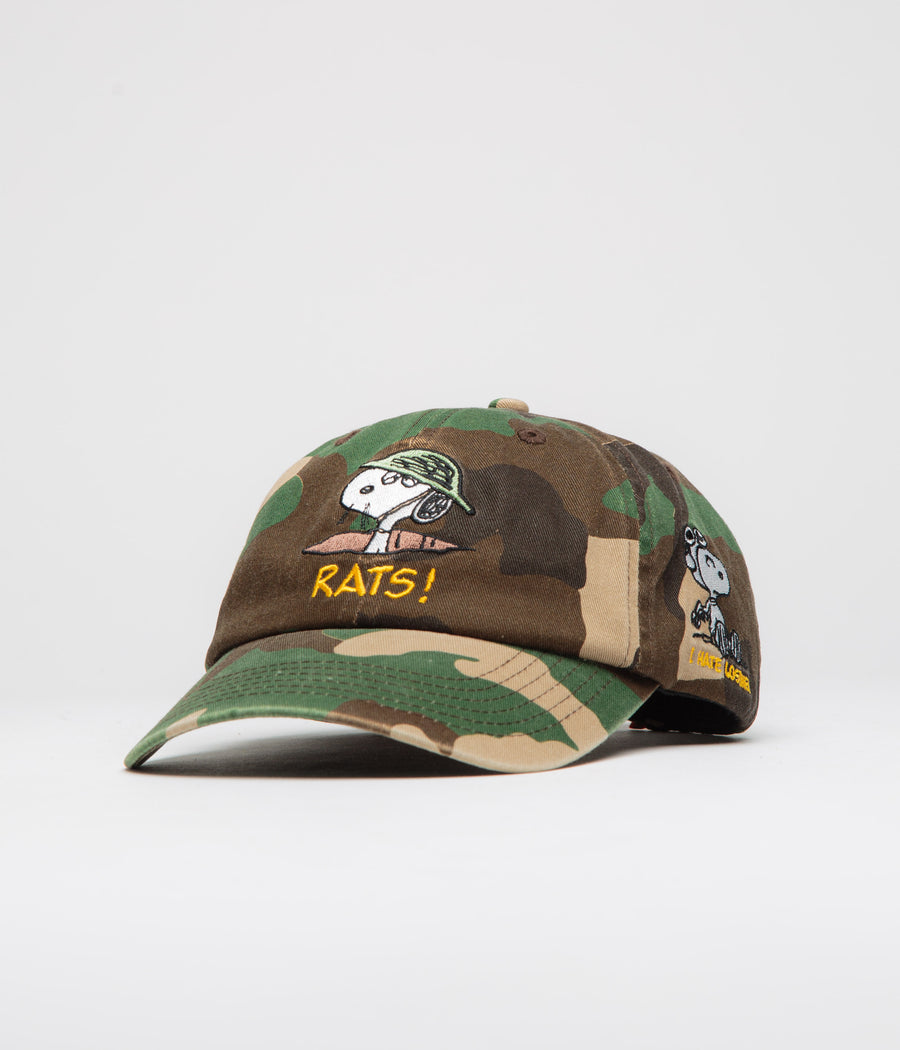 Butter Goods x Peanuts Rats Cap - Washed Camo