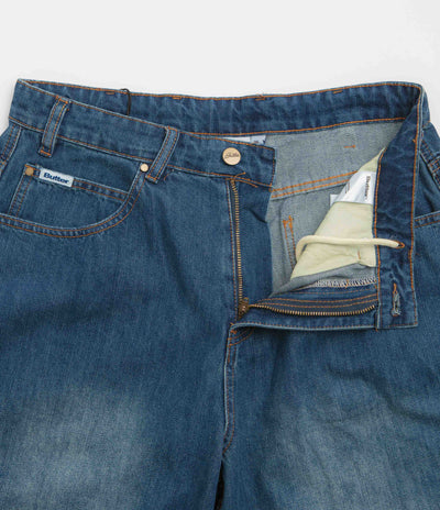 Butter Goods x Peanuts Spike Denim Jeans - Distressed Indigo
