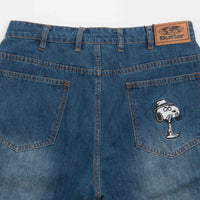 Butter Goods x Peanuts Spike Denim Jeans - Distressed Indigo thumbnail