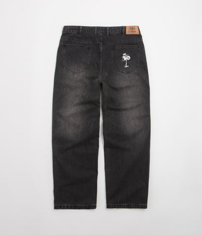Butter Goods x Peanuts Spike Denim Jeans - Faded Black
