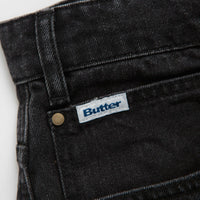 Butter Goods x Peanuts Spike Denim Jeans - Faded Black thumbnail