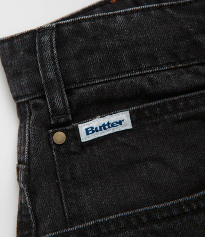 Butter Goods x Peanuts Spike Denim Jeans - Faded Black
