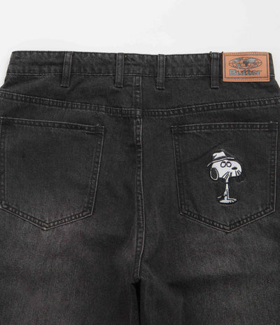 Butter Goods x Peanuts Spike Denim Jeans - Faded Black